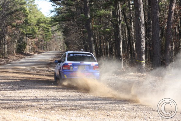 Kicking up dust at the Rally in the 100 Acre Woods 2014