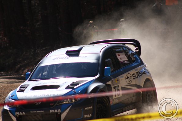 Whoops! Going the wrong way at the Rally of the 100 Acre Woods 2014